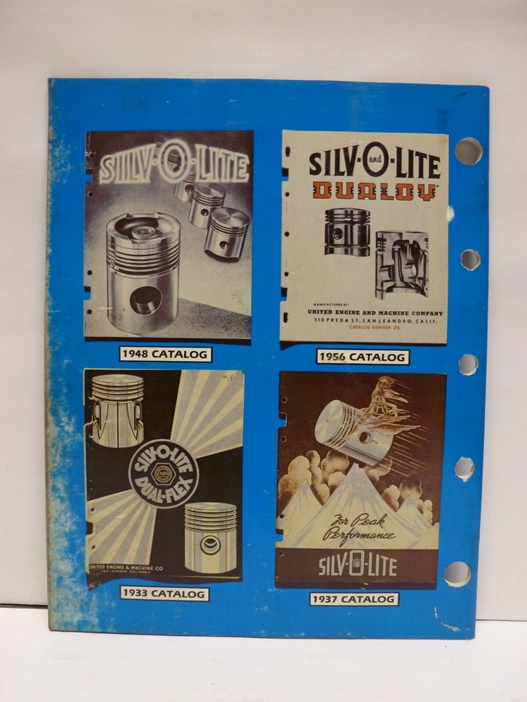 VTG 1983 Silv-O-Lite United Engine & Machine Piston Catalog