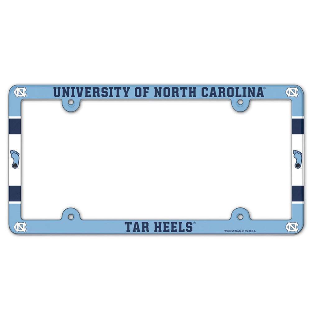 North Carolina Tar Heels Plastic License Plate Frame