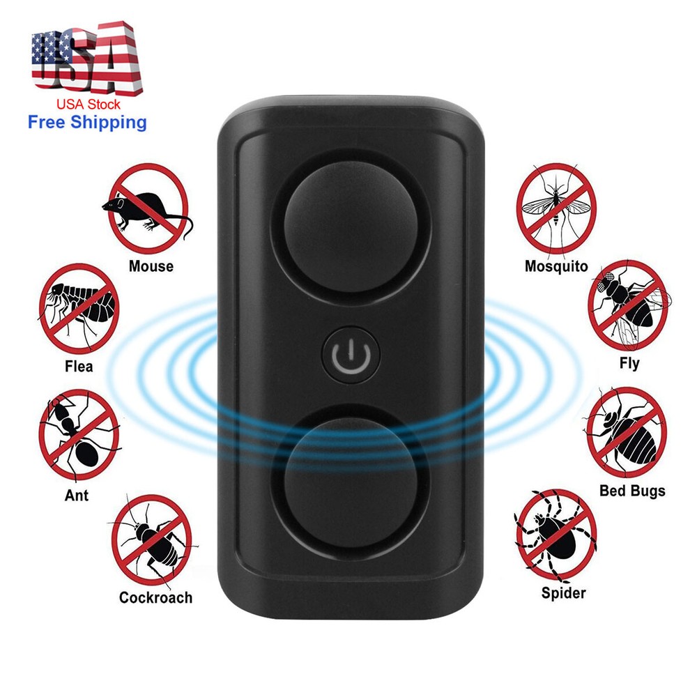 Electronic Ultrasonic Pest Electromagneti Repeller Rat Mouse Spider Roach Killer