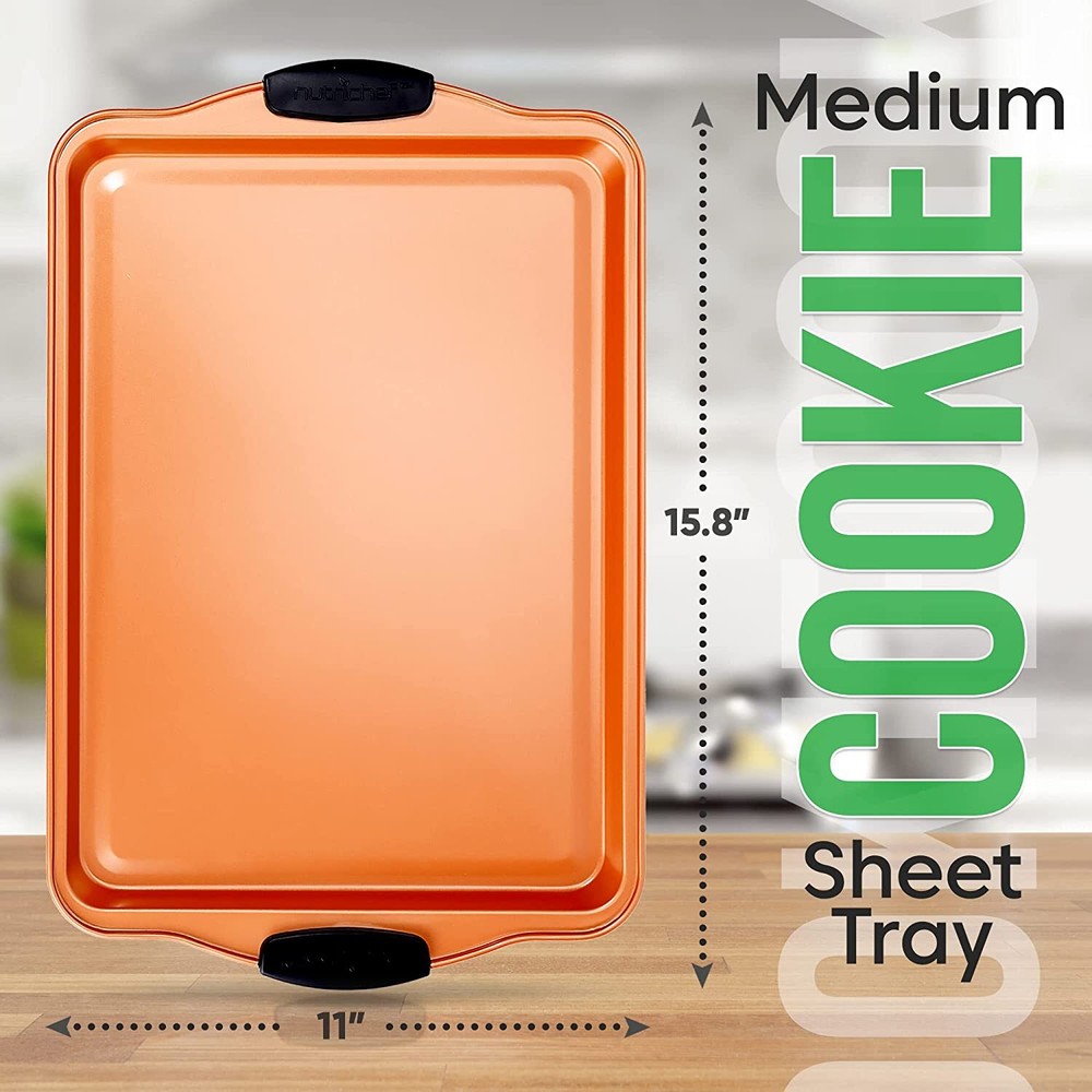 Nutrichef BKNC5PCSMEDCS Medium Cookie Sheet Baking Tray