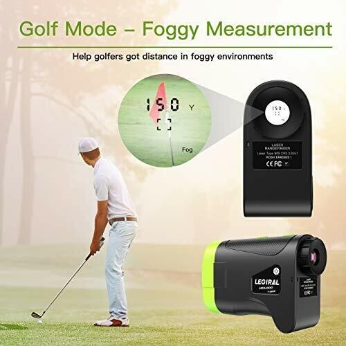 Golf Rangefinder, 1100 Yards Range Laser Rangefinder with Slope, Speed,...