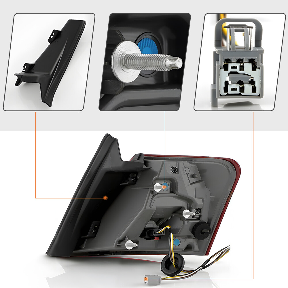 LED Tail Light For 2013-2019 Ford Taurus Rear Outer Lamp Left+Right Pair