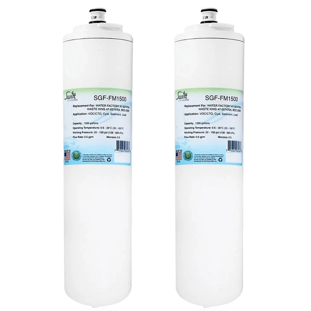 Swift Green Filters SGF-FM1500 Replacement Water Filter 47-5574704 (2- Pack)