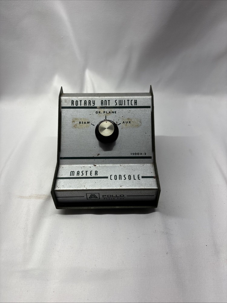 Pollo Phase Two Master Console Rotary Ant Switch 1500X-2 Beam Gr. Plain Aux