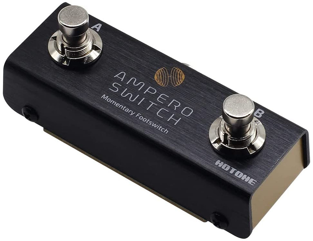 Dual Footswitch Pedal Momentary 2-Way Pedal Foot Switch Controller Ampero Switch