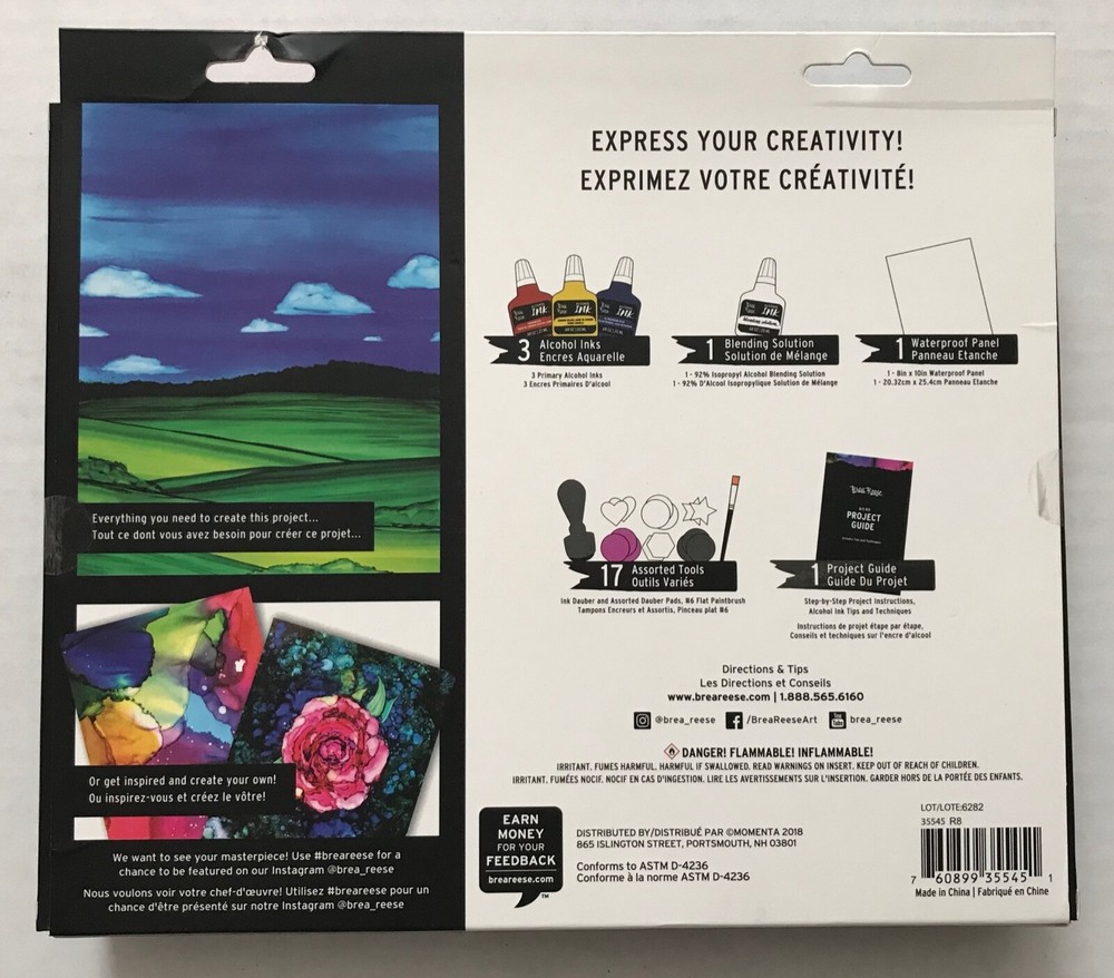 Brea Reese Alcohol Ink Kit, 23Pc, BR35545