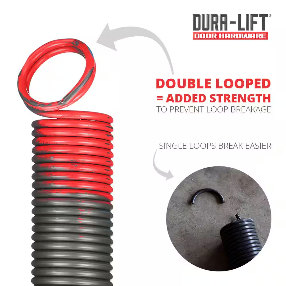 NEW Replacement Heavy Duty Extension Garage Door Spring 150lb 2-PACK EZ Install