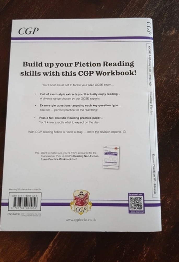 AQA GCSE English Language CGP bundle- study guide, exam practice, revision pract