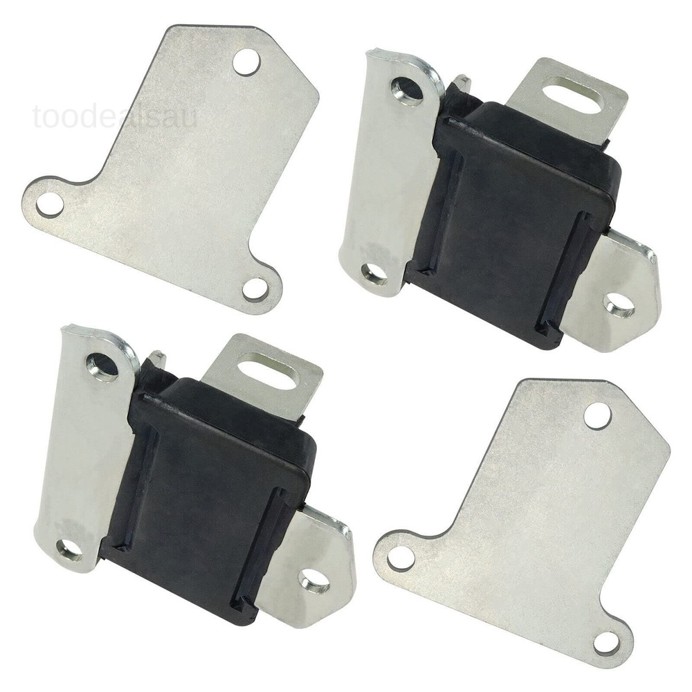 Pair(2) 3474 Engine Motor Mounts SBC BBC Compatible with Silver