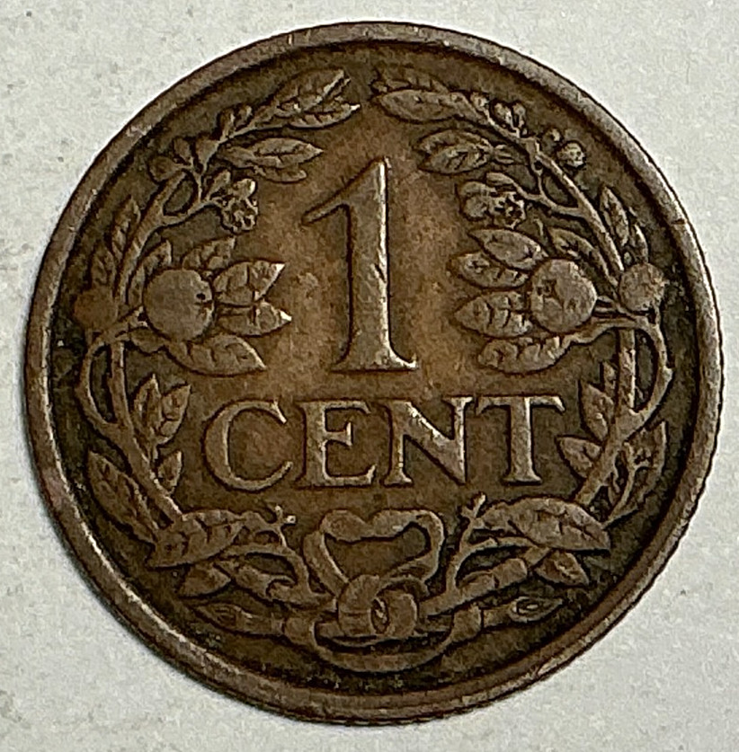 1930 Netherlands Cent KM# 152