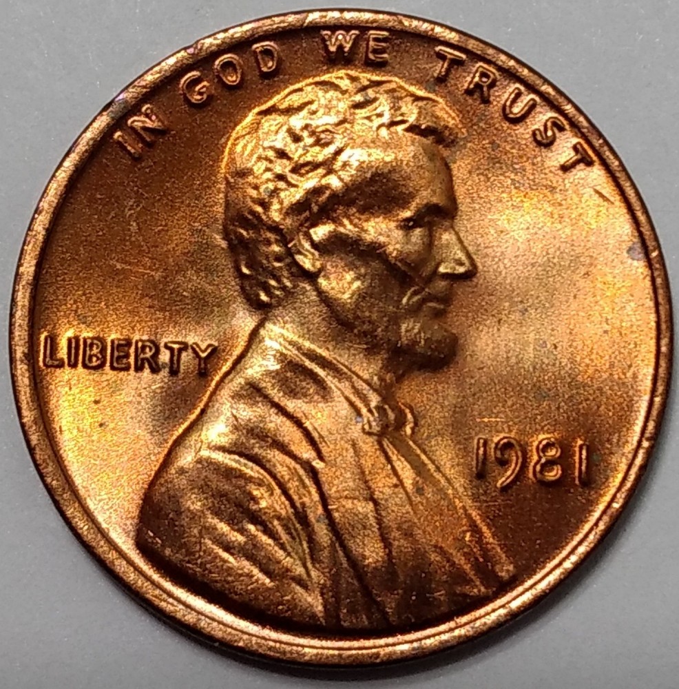 1981 Mint State RB Lincoln Cent