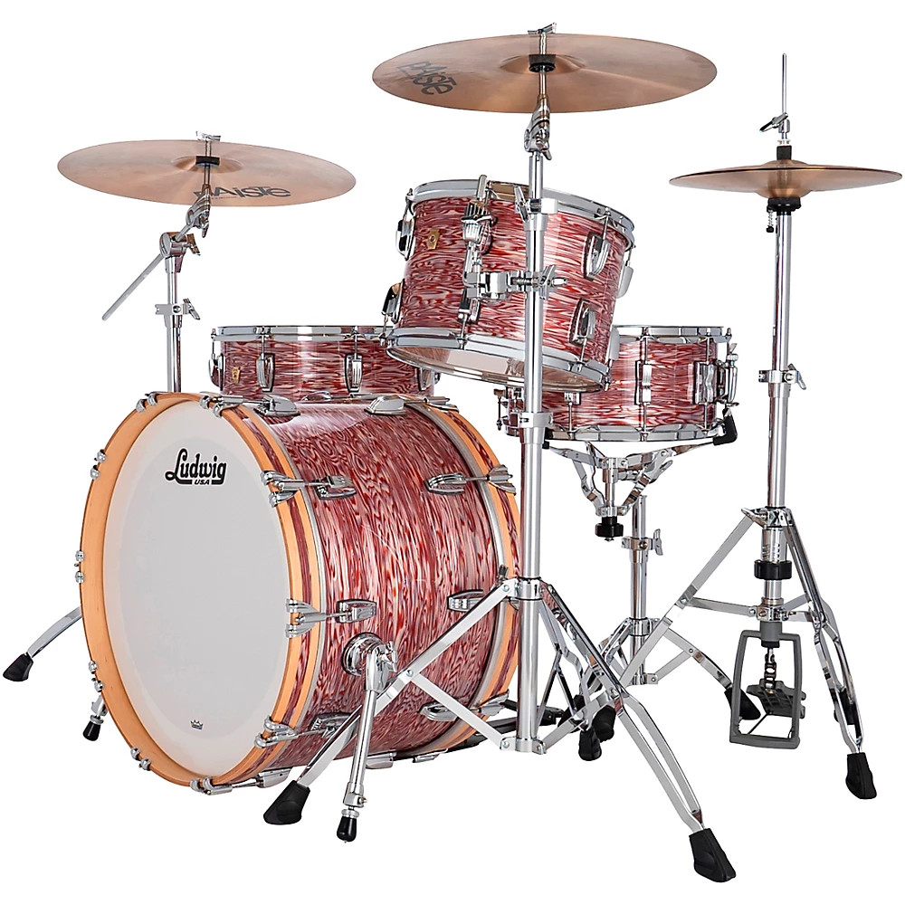 Ludwig Classic Maple 3-Piece FAB Shell Pack Pink Oyster