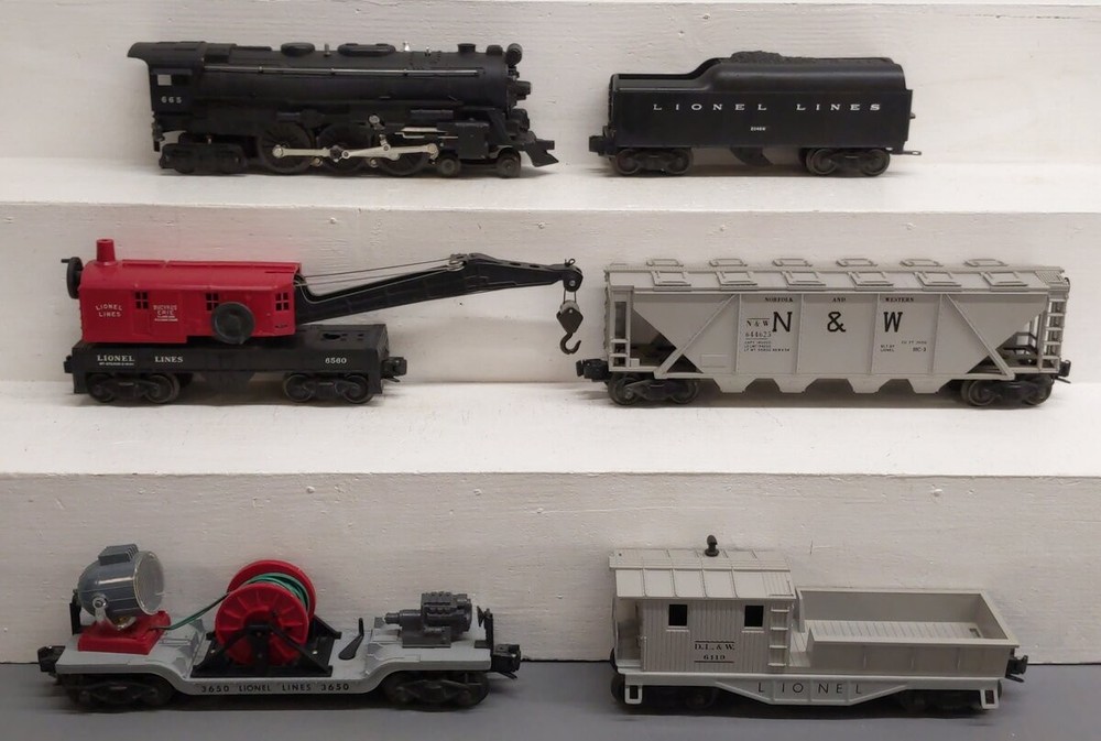 Lionel 2277WS Vintage O 665 Work Train Set/Box