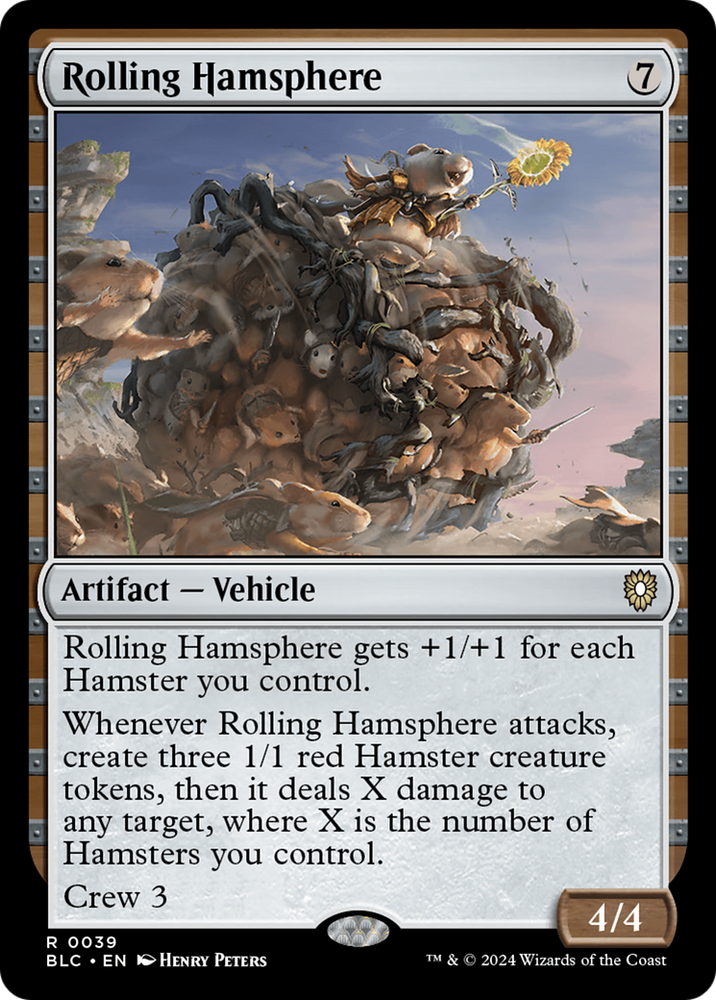 Rolling Hamsphere [Bloomburrow Commander] Magic MTG