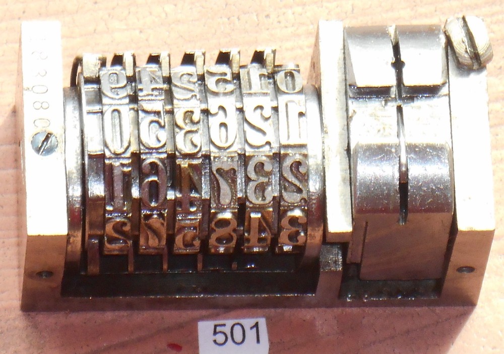 Letterpress Numbering Machine (BOSTON)