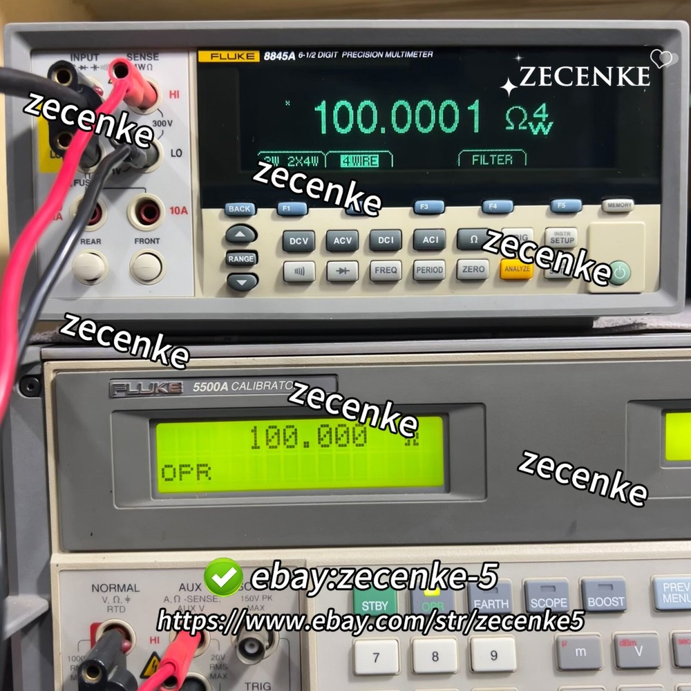 Fluke 8845A Digital Multimeter 6.5 Digit Precision Multimeter /Good function