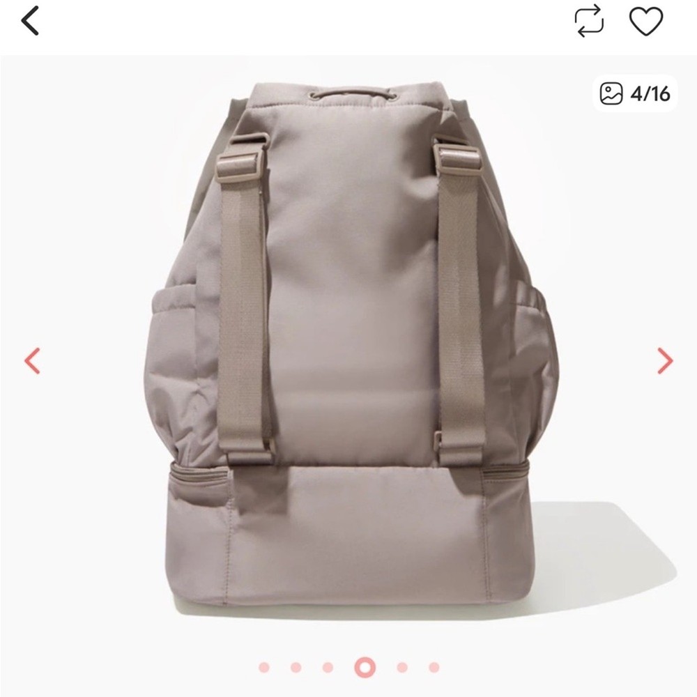 Beyond Yoga Gray TaupeBackpack