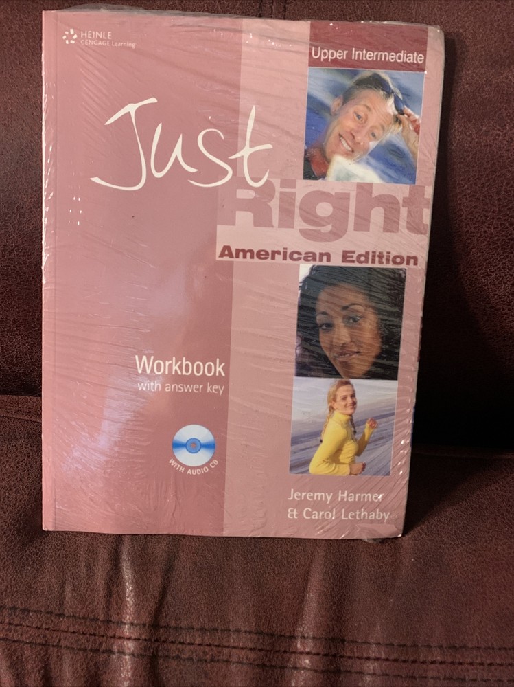 JUST RIGHT UPPER INTERMEDIATE With CD Workbook AMERICAN EDITION New