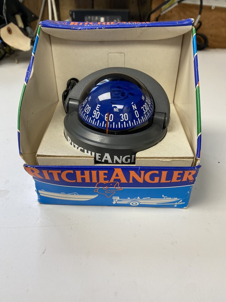 Ritchie RA-93 RitchieAngler  Magnetic Compass - Surface Mount Gray