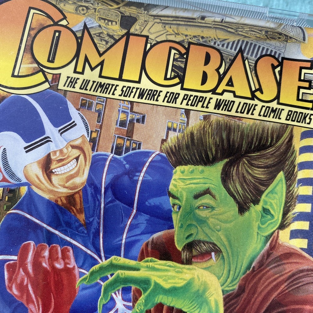 Super Rare 1999 COMICBASE 4 Computer Software Win 98 Mac Pc Software Good