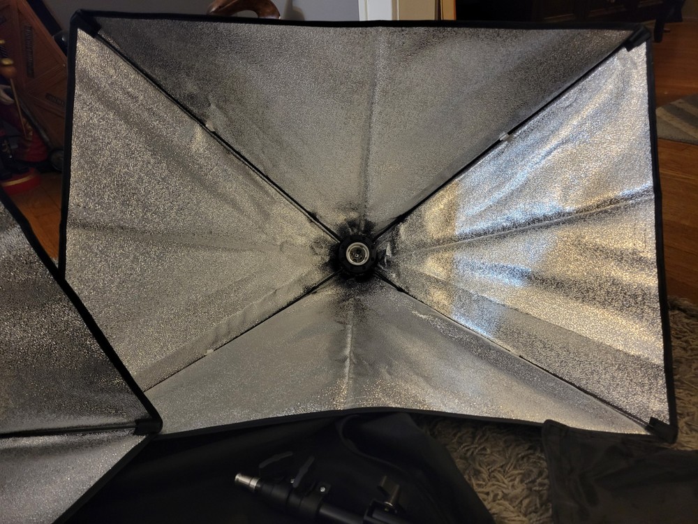 Photography Lighting Kit: 3 Flash Stands + 2 Light Boxes