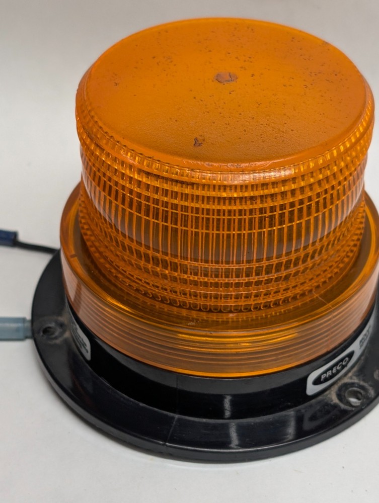 PRECO SAFETY 3318A STROBE LIGHT AMBER YELLOW BEACON