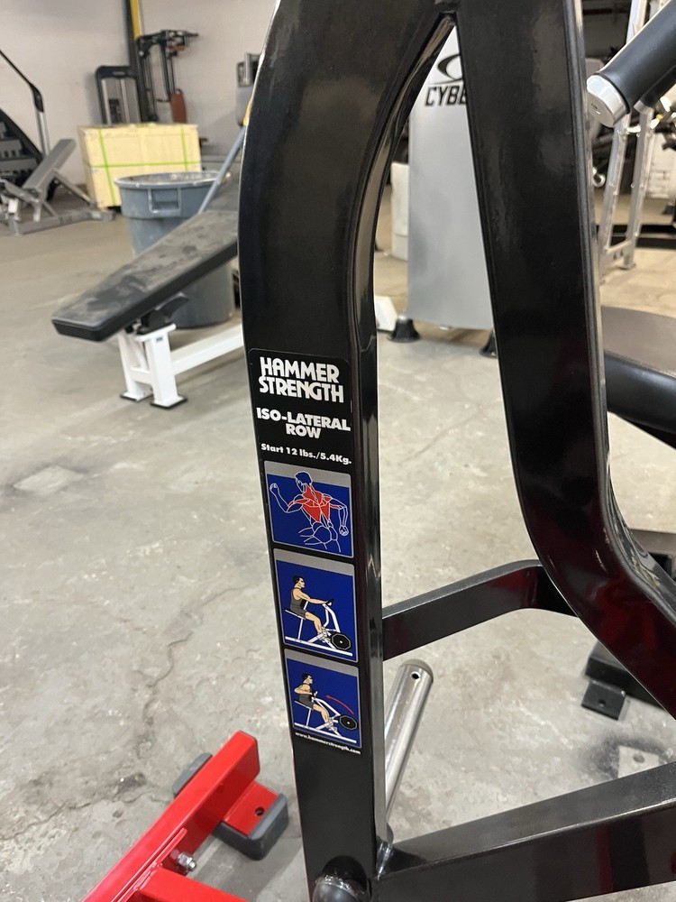 New HAMMER STRENGTH PLATE-LOADED ISO-LATERAL ROW!