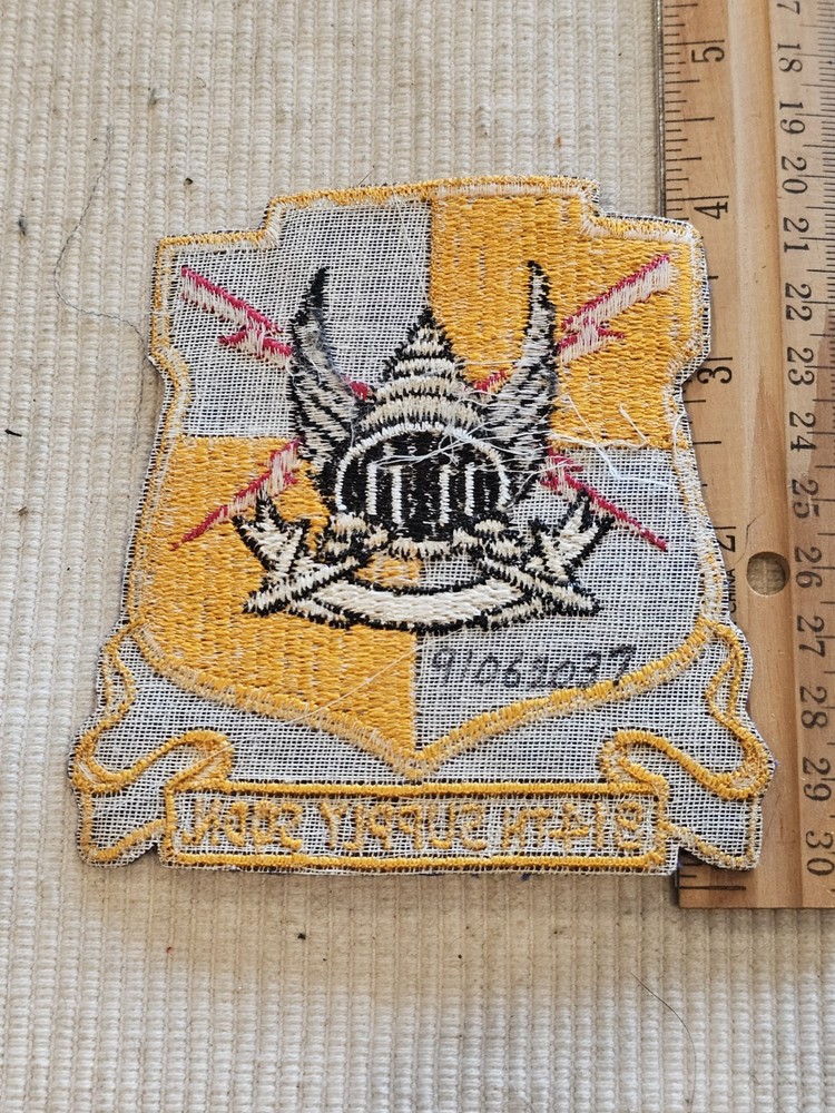 1960s 70s USAF Air Force 814th Supply Squadron Patch L@@K!!!