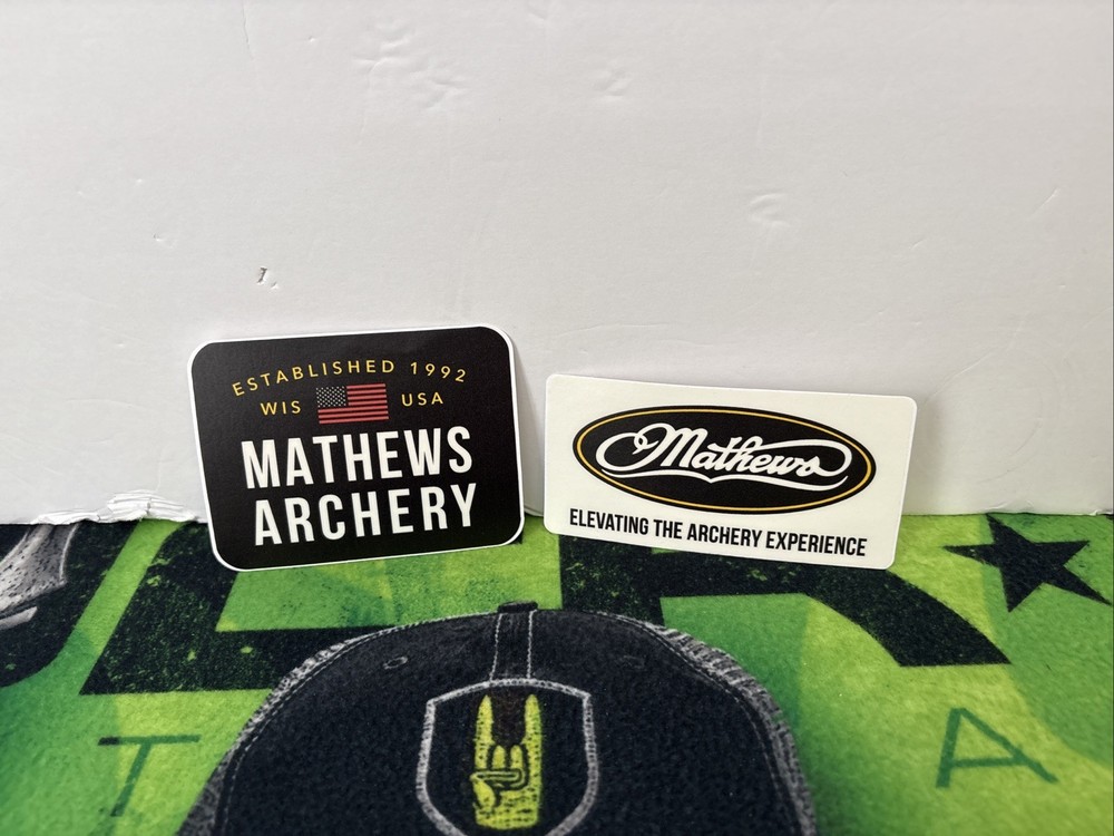 Mathews Archery Sticker Decals (2 Pack) New