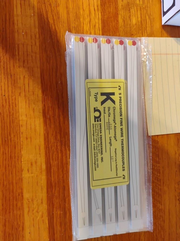 Omega Engineering.010 Bare Fine Wire Thermocouples, 5 Pack