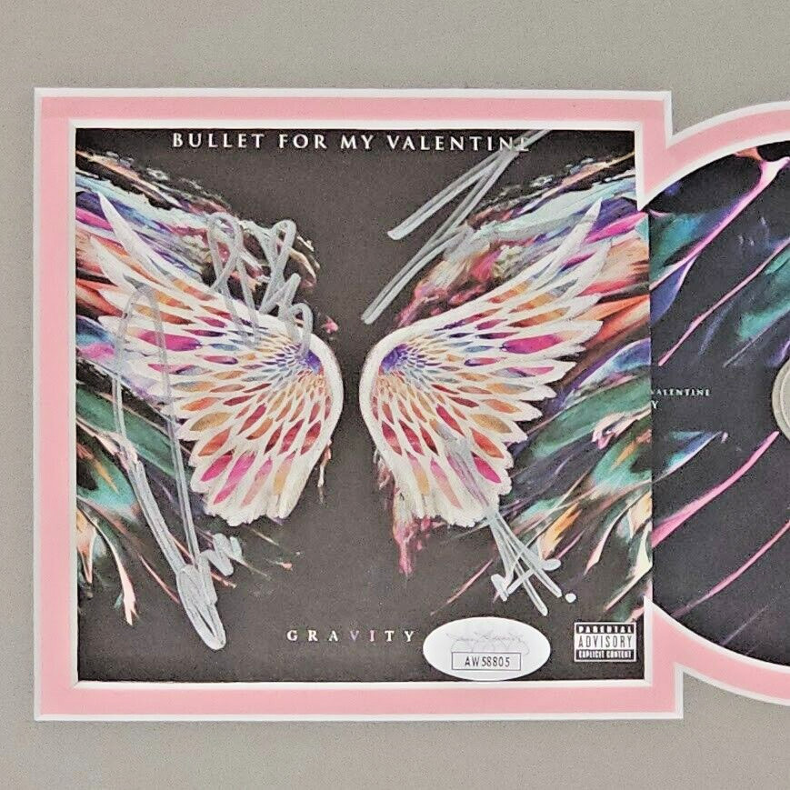 Bullet for my Valentine Signed Autographed Gravity CD JSA Framed