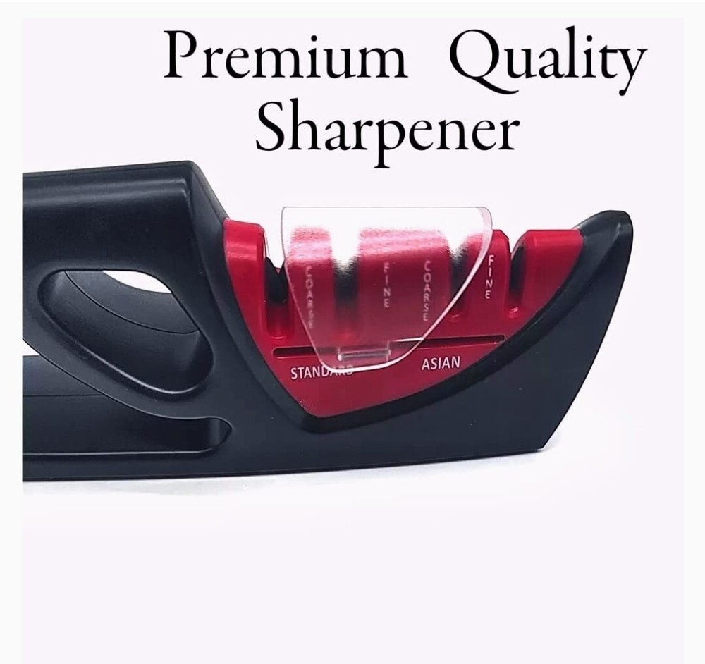 PREISW Knife Sharpener Blade Sharpener 4 Stages Professional Knife Sharpening