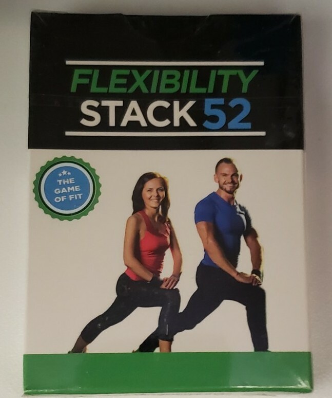 STACK 52 Flexibility Exercise Workout Card Game Stretching Warm Ups + Cool Down