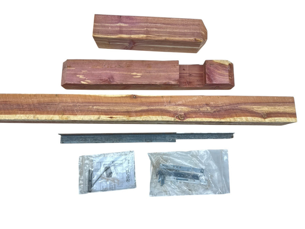 Architectural Mailboxes DPKX00AM Deluxe Drive-in Post Aromatic Cedar (OB)
