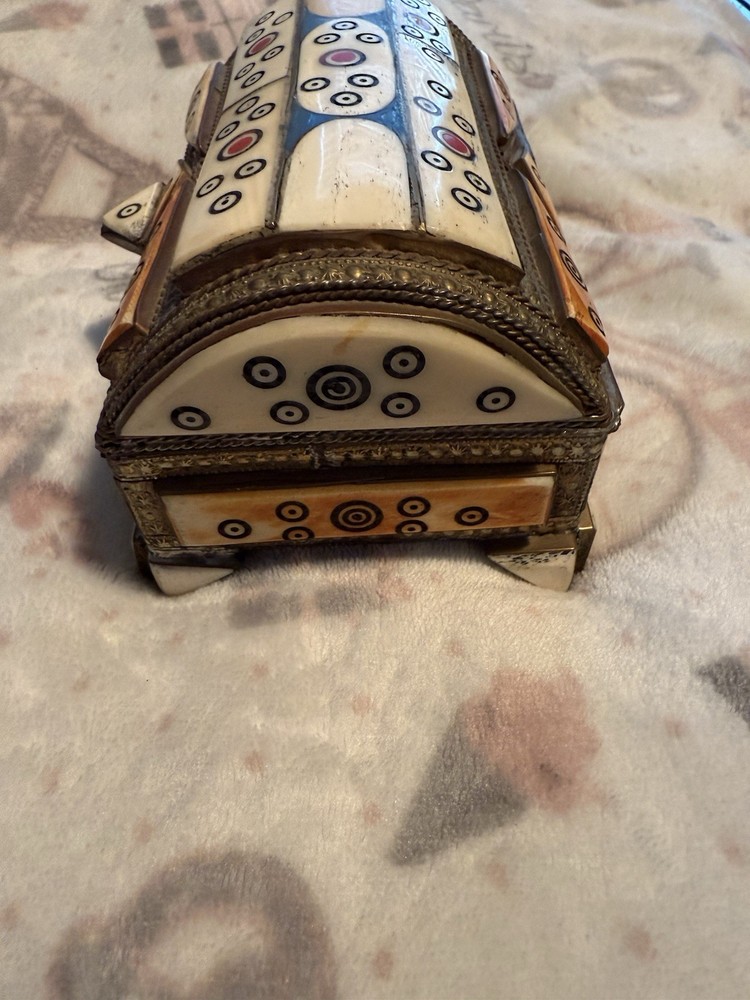 Moroccan Camel Bone Jewelry Box