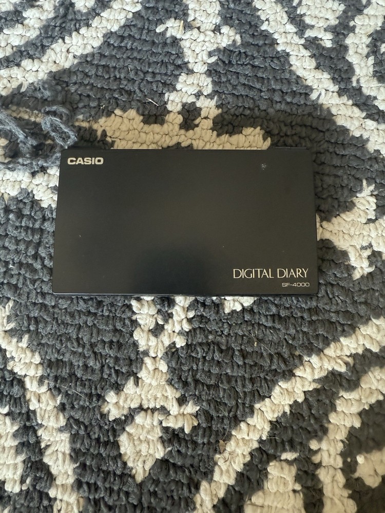 *CASIO DIGITAL DIARY SF-4000 LCD POCKET*** Vintage Database Calculator Working