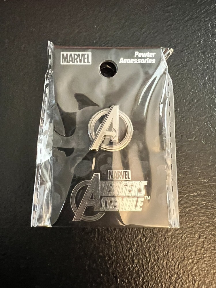 Avengers Logo Pewter Lapel Pin 2cm New