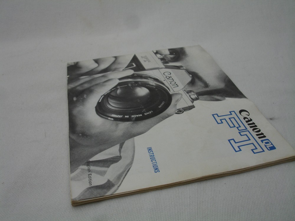 CANON FT Camera Instructions Manual. English Edition