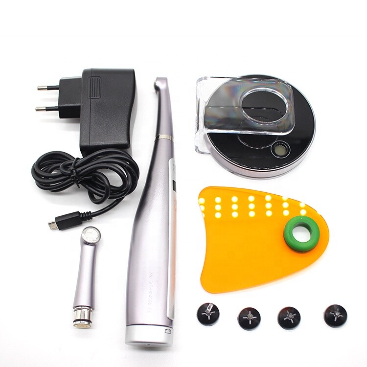 Dental Wireless LED Curing Light 1 Sec Curing Caries Detection 4 LEDs US STOCK