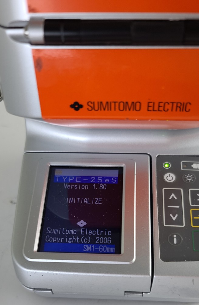 Sumitomo Type-25e Fusion Splicer ~ Powers On