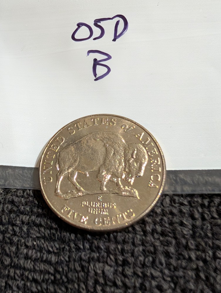 2005 P/D Bison BU Jefferson Nickle set from OBW roll