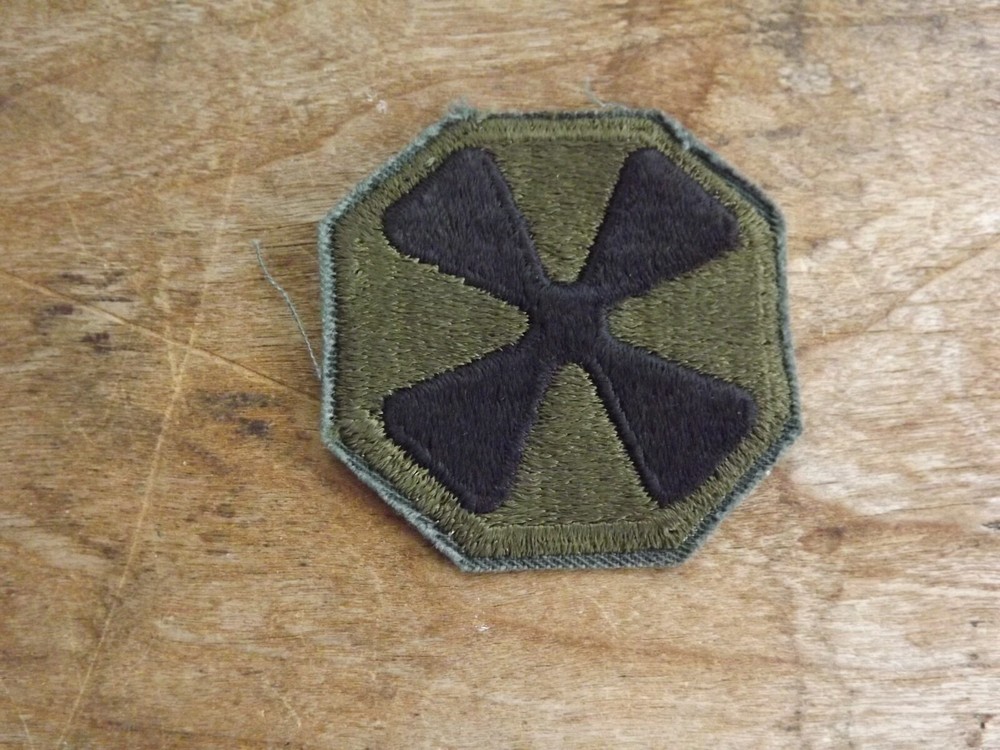 8th Army Patch, Subdued - INV# A6155