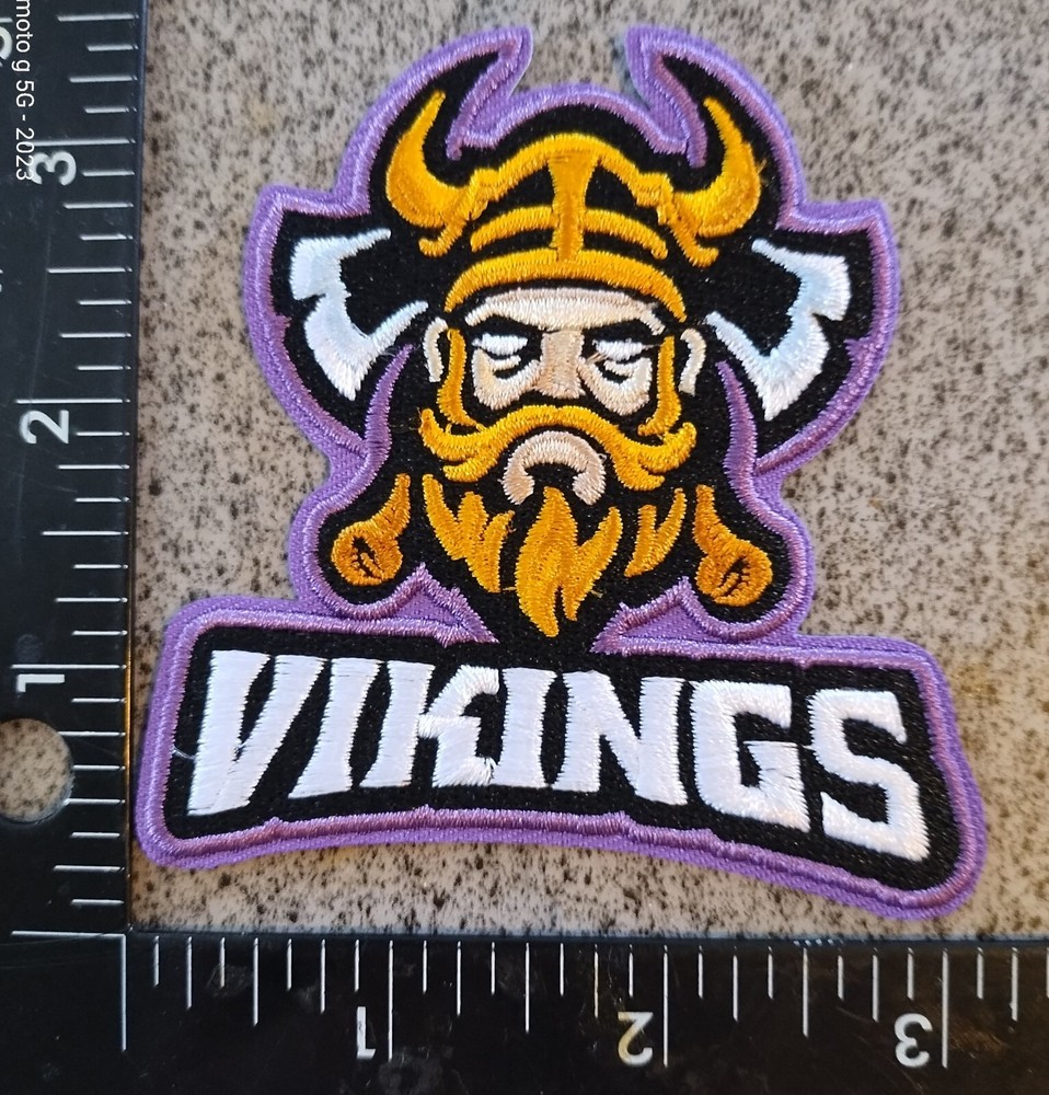 Minnesota Vikings Embroidered IRON ON PATCH