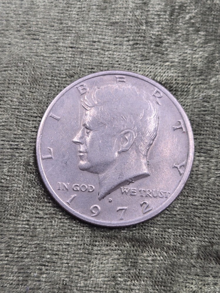 1972 D KENNEDY HALF DOLLAR CLAD
