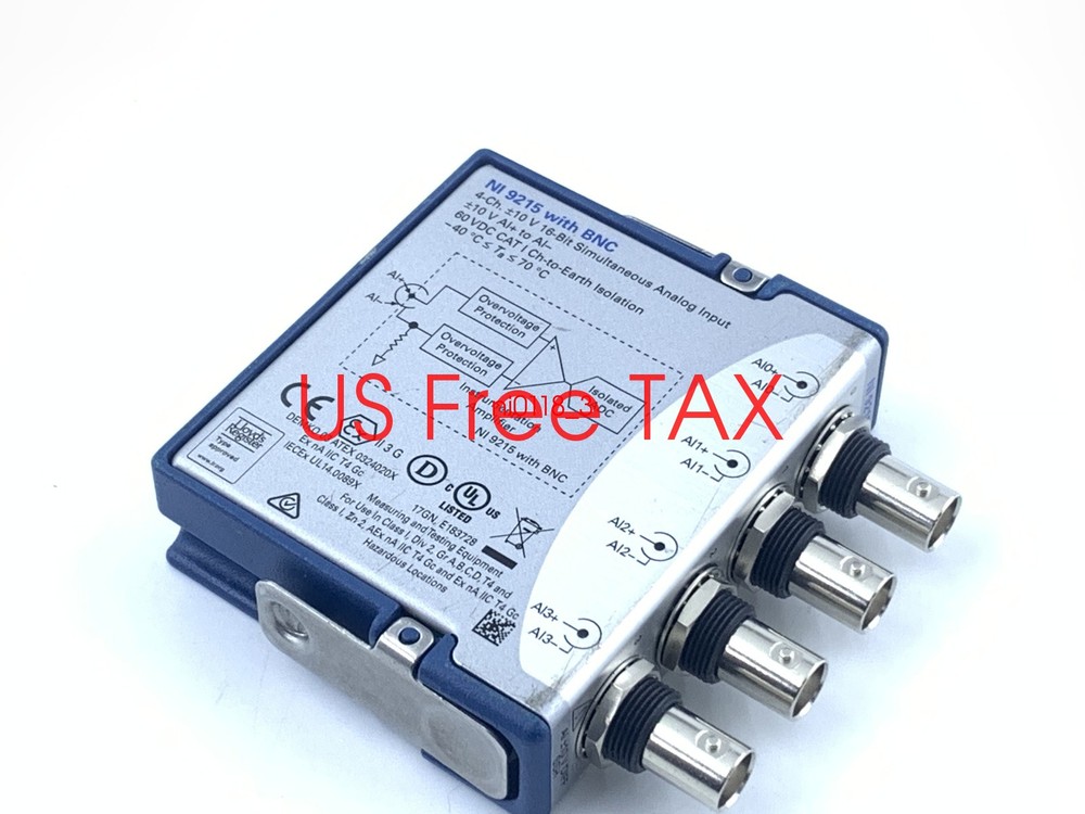 National Instruments NI 9215 cDAQ Analog Input Module BNC, Simultaneous Sampling