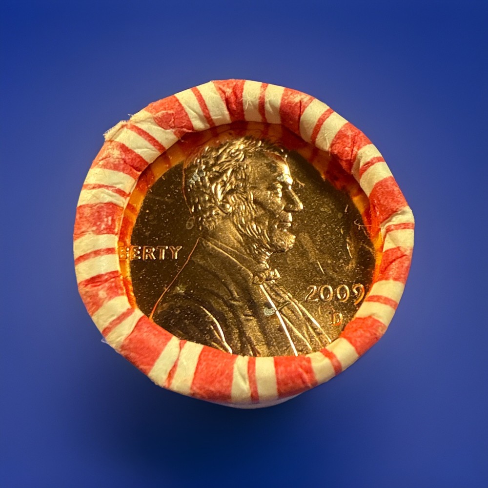 2009-D Lincoln Cent Roll Bicentennial. The Formative Years, LP-2, UNC, OBW, BU.