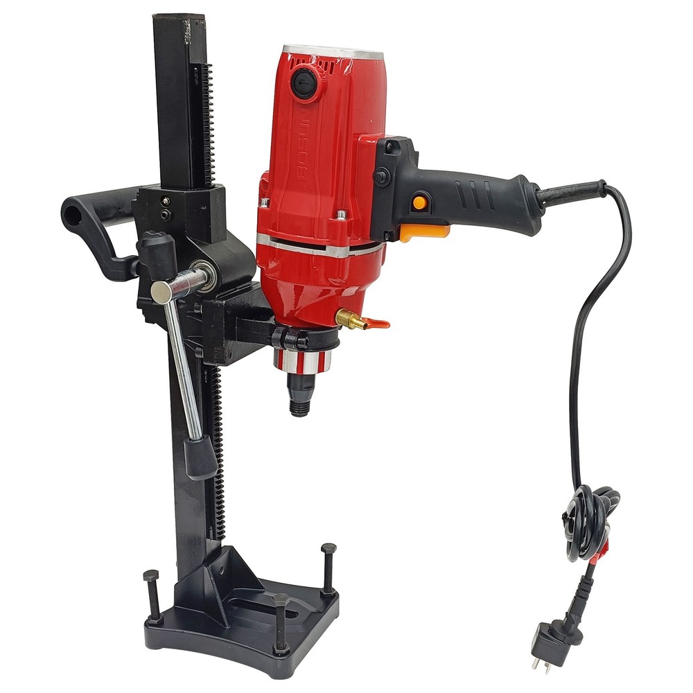 TECHTONGDA 220V Diamond Core Drill Machine W/ Stand Handheld Core Drill 2200W