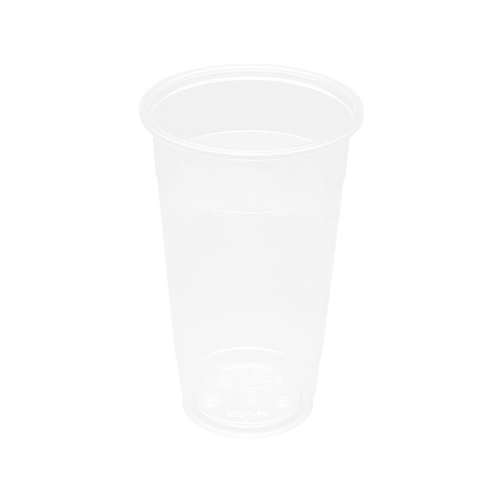 [24oz 1,000 ct] 95mm Diameter Translucent PP Plastic U-Rim Disposable Cups