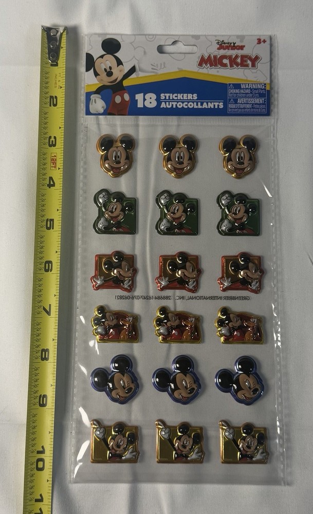 Disney Junior Mickey Mouse Puffy Stickers