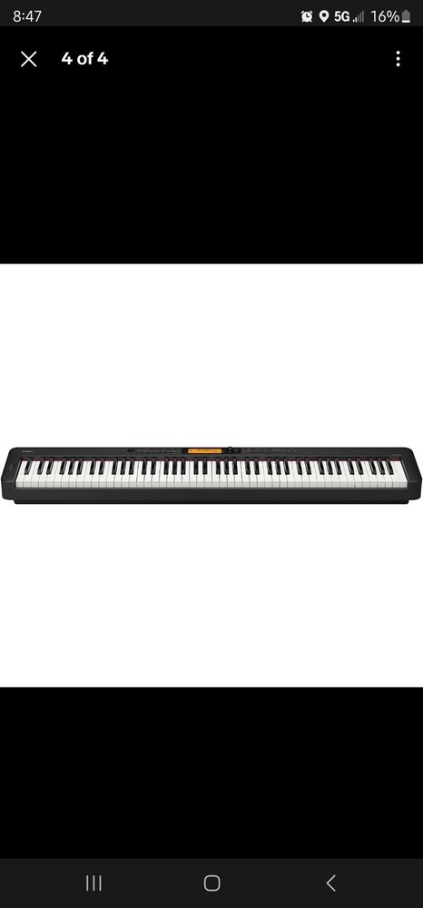 Casio CDP-S360 Compact Digital Piano Black